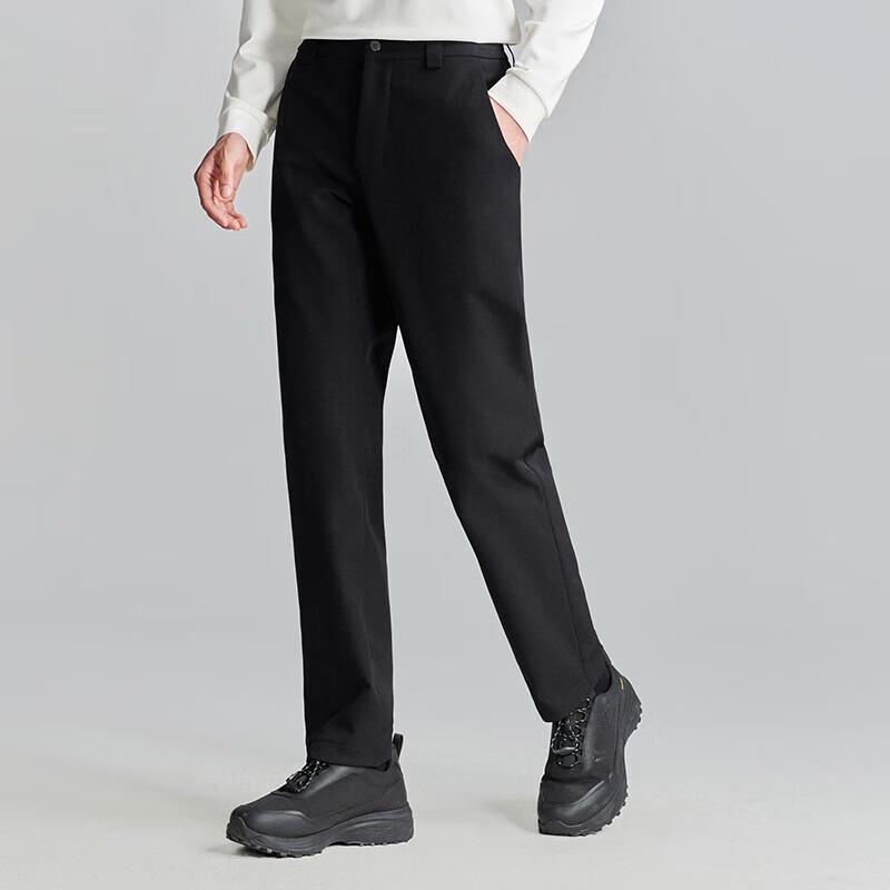 Baoxiniao Men's Fleece-Lined Warm Casual Business Pants