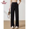 Yuzhaolin Women's Fleece-Lined Straight-Leg Casual Sweatpants