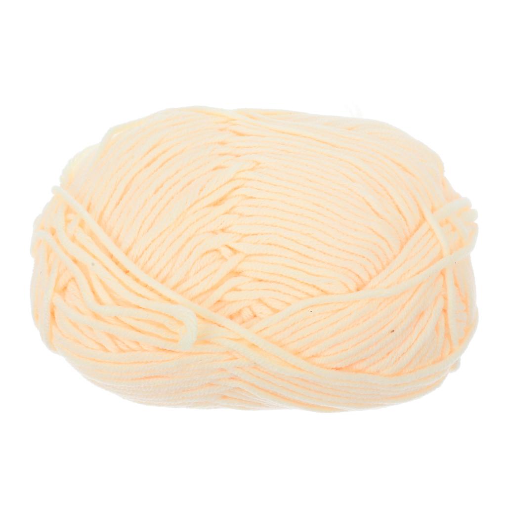 50G Milchbaumwollgarn Chunky Handgewebtes Garn zum Stricken Häkeln Accessoires Warmer Schal Mütze Schuh DIY Geschenkidee