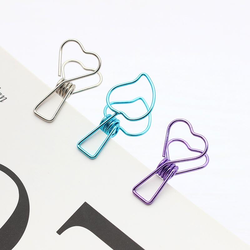 Creative Outdoor Cartoon Light Strip Clips - Metal-Plated Small Fish Shaped Pegs