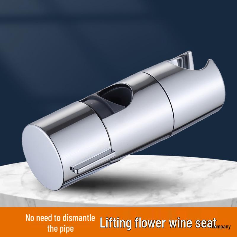 

Cross-Border No-Drill Adjustable Shower Bracket with Detachable Rod and Universal Head Base