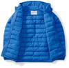 Amazon Essentials Waterproof Hooded Puffer Sizes Boys' Lightweight, Packable, Coat, Blue, 105-110
