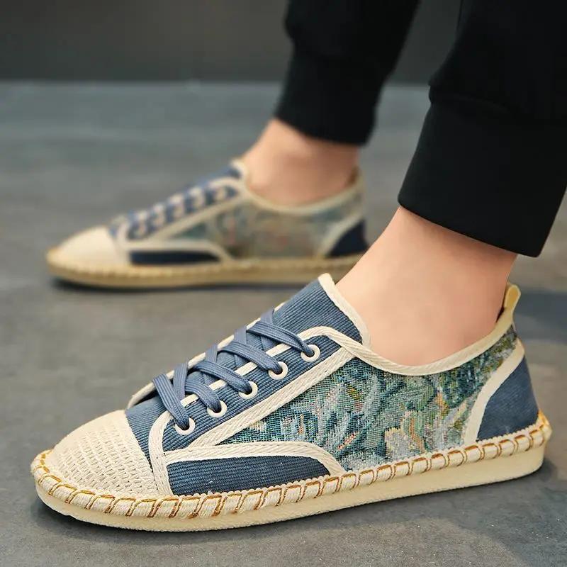 

Work Office Men s Casual Shoes Lace Up Round Toe Splicing Male Shoe Non-leather Classic Original Without Trends 2025 Sneakers 44