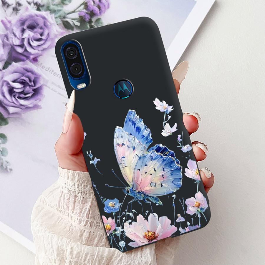 Για θήκη Motorola One Vision Κάλυμμα ONEVision Μοντέρνο Ζωγραφισμένο Σιλικόνης Μαλακό Πίσω Κάλυμμα Για θήκη Motor One Macro Προστατευτικό Κέλυφος
