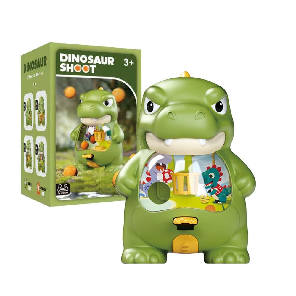 Mini Dinosaur Basketball Game Early Education Tabletop Basketball Game  Kids Adults зелёный