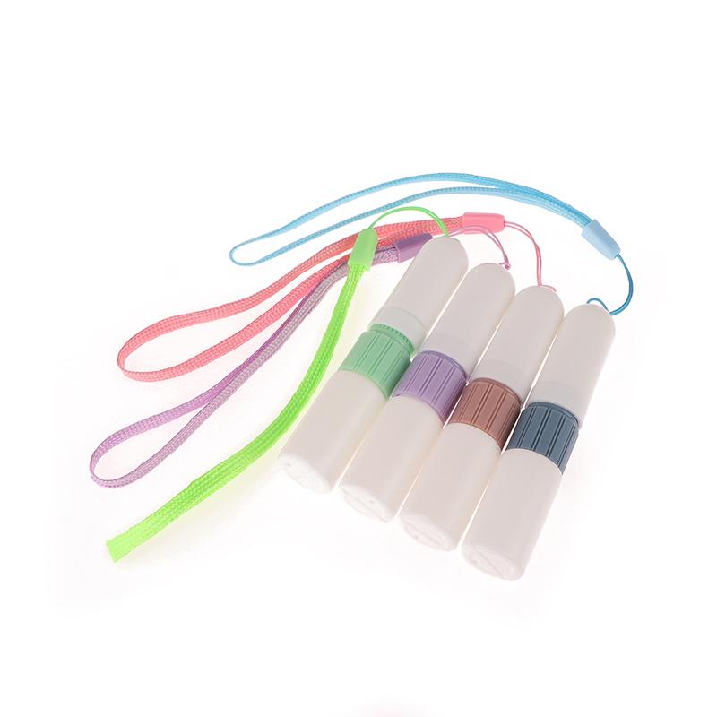 2 In 1 Blank Nasal Inhaler Sticks Essential Oil Bottle Aroma Diffuser Empty Nasal Aromatherapy Inhalers Tubes With Lanyard