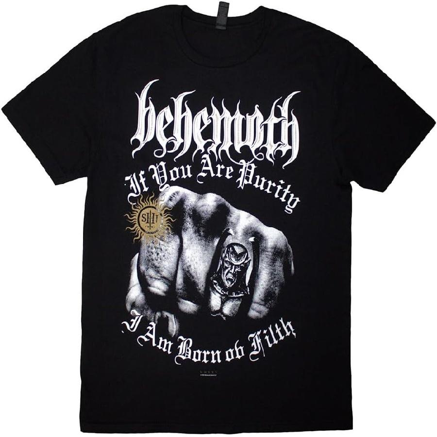 Behemoth The Shit Ov God Purity Fist Официальная футболка Мужская Унисекс S