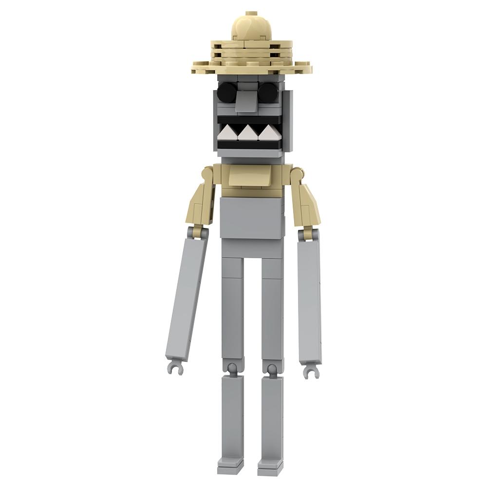 MOC Neues Horrorspiel Zoonomaly Bausteine Modell Horrortier Katze Elefant Koala Affe Bausteine Horror-Zoo Bauspielzeug Geschenk