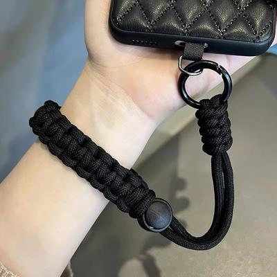 Handwoven Universal Phone Lanyard with Clip Mobile Phone Holder Adjustable Neck/Crossbody Wrist Strap for All Phone Cases