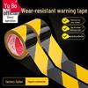 Black & Yellow Zebra Stripe Warning Tape for Floors