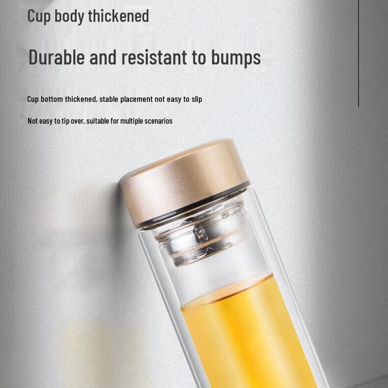 

Debo DEP-781 Mulina Portable Borosilicate Glass Cup 320ml