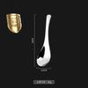 Stainless Steel Chinese Soup Spoons Home Kitchen Deepen Large Capacity Silver Mirror Polished Flatware for Soup Rice Tableware