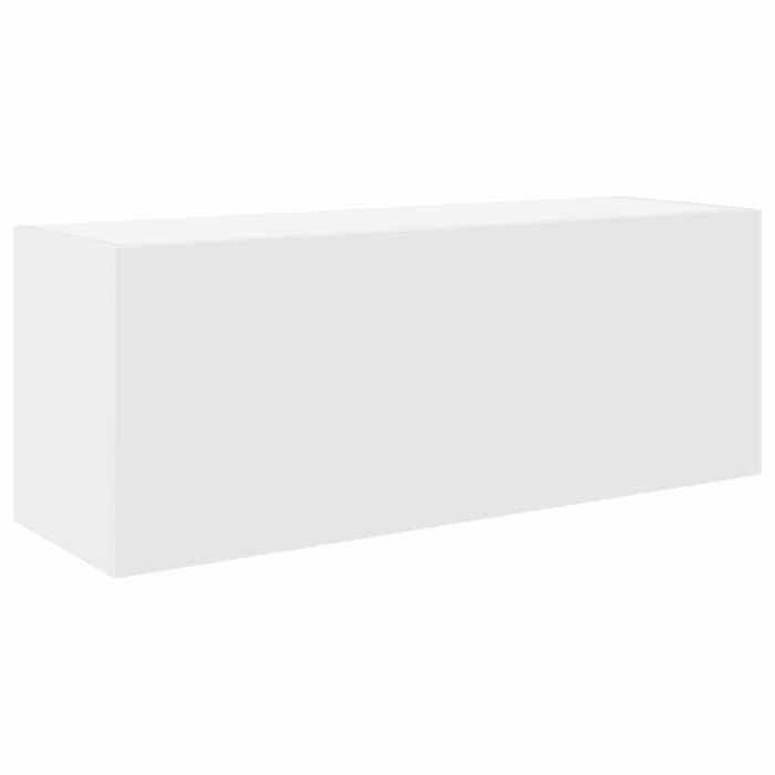 VidaXL Armoire murale de bain blanc 80x25x30 cm bois d'ingénierie 860076