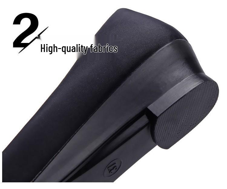 Stylish and Comfortable Women's Low-Heel Breathable Work Shoes with Soft Sole