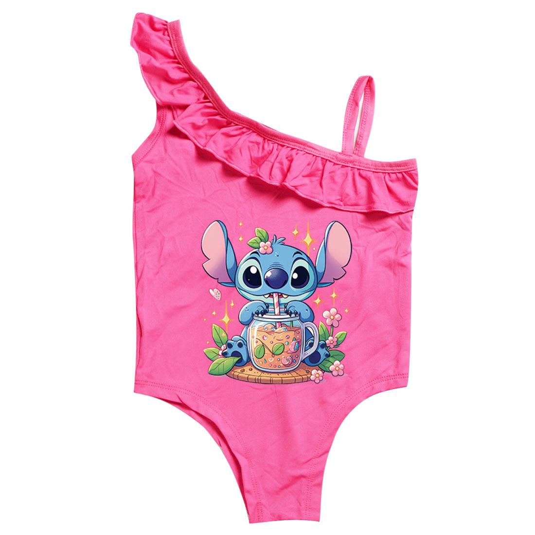 Lilo Stitch Interstellar Baby Cartoon Print Children s Clothing Size 140