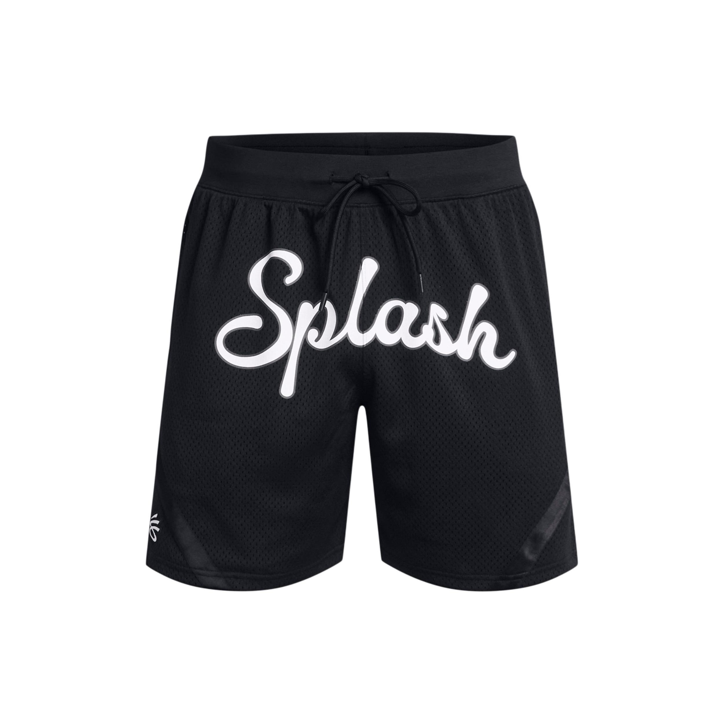 Under Armour Curry Mesh Splash Shorts Black Men s 1383374-001 XL