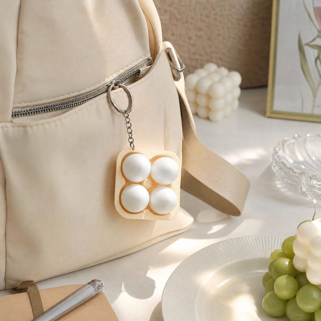 3D Printed Egg Tray Toy, Portable Handheld Toy for Kids and Adults, Desk Accessory