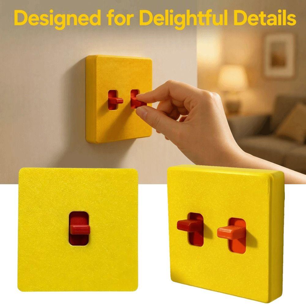 Creative Joystick Switch Stickers Self-Adhesive Switch Frame Cover Home Decoration