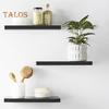 Wall Mounted Floating Shelf 22lbs Load-capacity Smooth Edge Burr Free Easy Installation Bathroom Storage Holder Floating Shelf