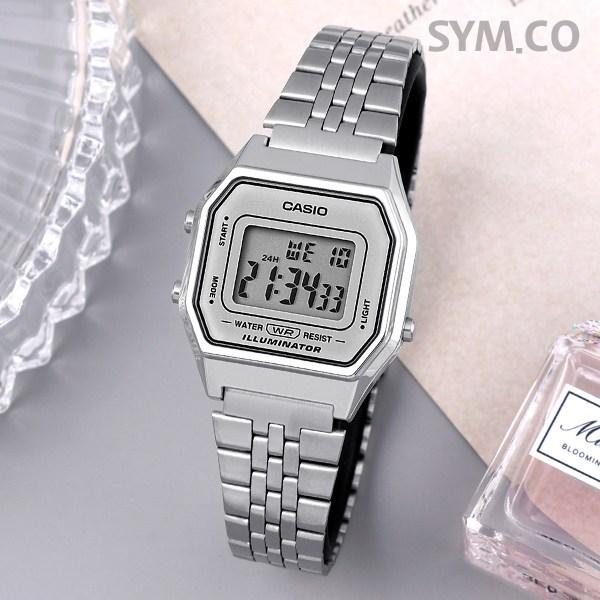 Часы Casio Small Classic Vintage Womens Free Buckle Watch 680 White + Пакет для обмена — фото 4