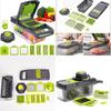 Vegetable Cutter Fruit Slicer Grater Shredder Drain Basket Slicer 8 In 1 Gadgets