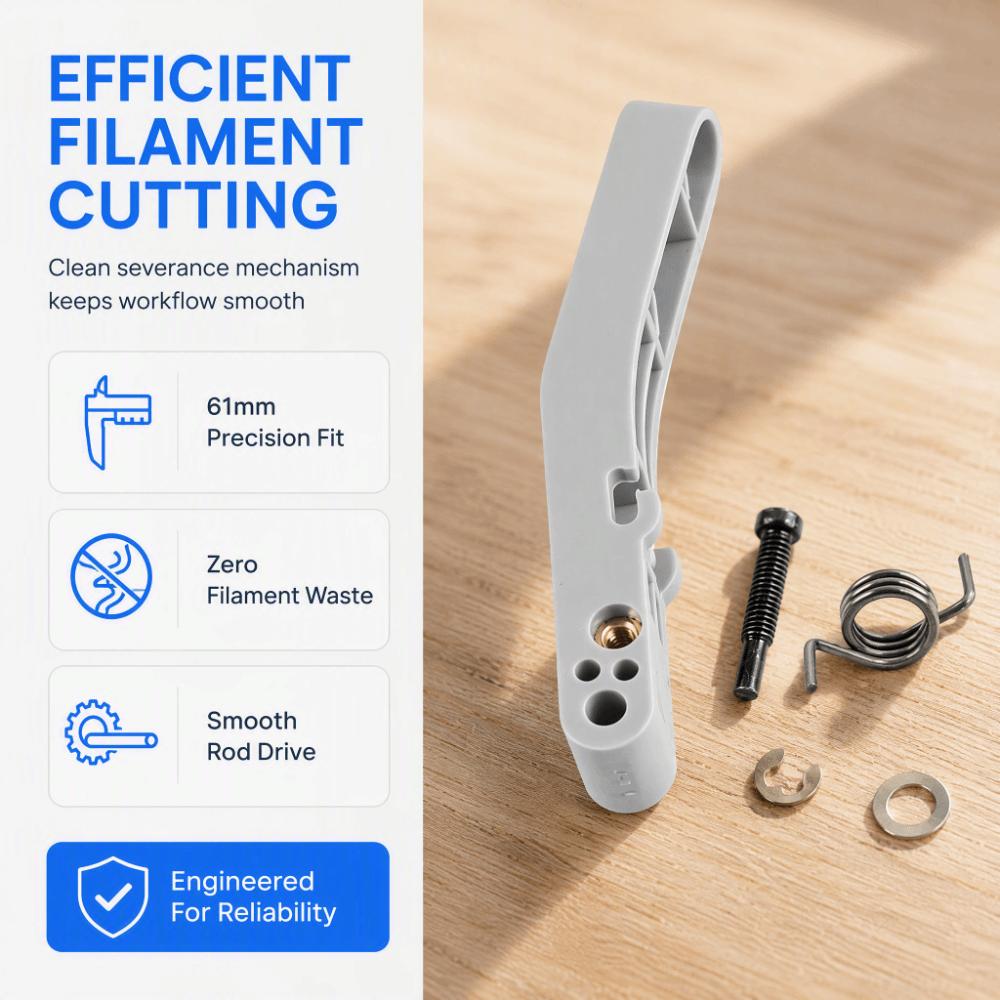 Screw Fastening Extruder Cutter Lever Replacement for Bambu Lab X1/P1 3D Printer Parts Replacement
