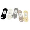 Cute and Versatile Simple Polka Dot Socks for Spring and Summer, Women's Shallow Mouth Invisible Boat Socks, Breathable Thin Women's Socks