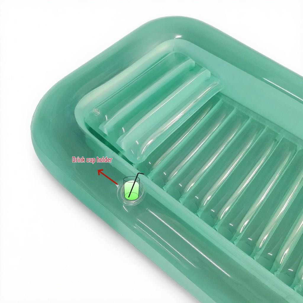 Inflatable PVC Floating Water Sunbathing Bed