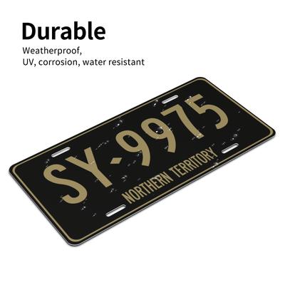 VSVM Australische Nachbildung Kennzeichen - VIC Staatliche Kennzeichen mit Personalisierung, Metallschilder für Garage, Bar, Café Wand De