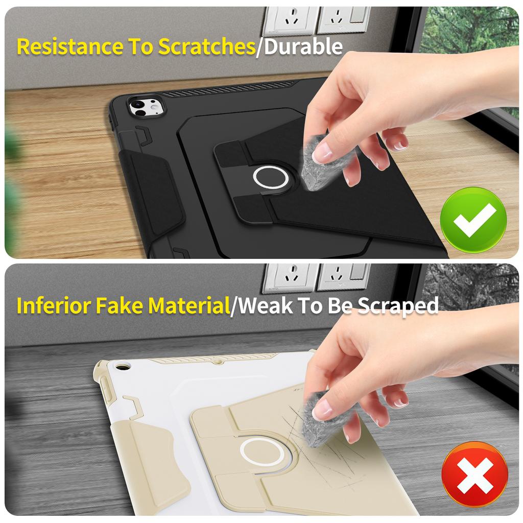 Rotatable Stand Case for IPad Air 13 2026 M4 2025 M3 2024 M2 4 5 Pro 13 2025 M5 2024 M4 12.9 2018-2022 3rd 4th 5th 6th Gen Cover