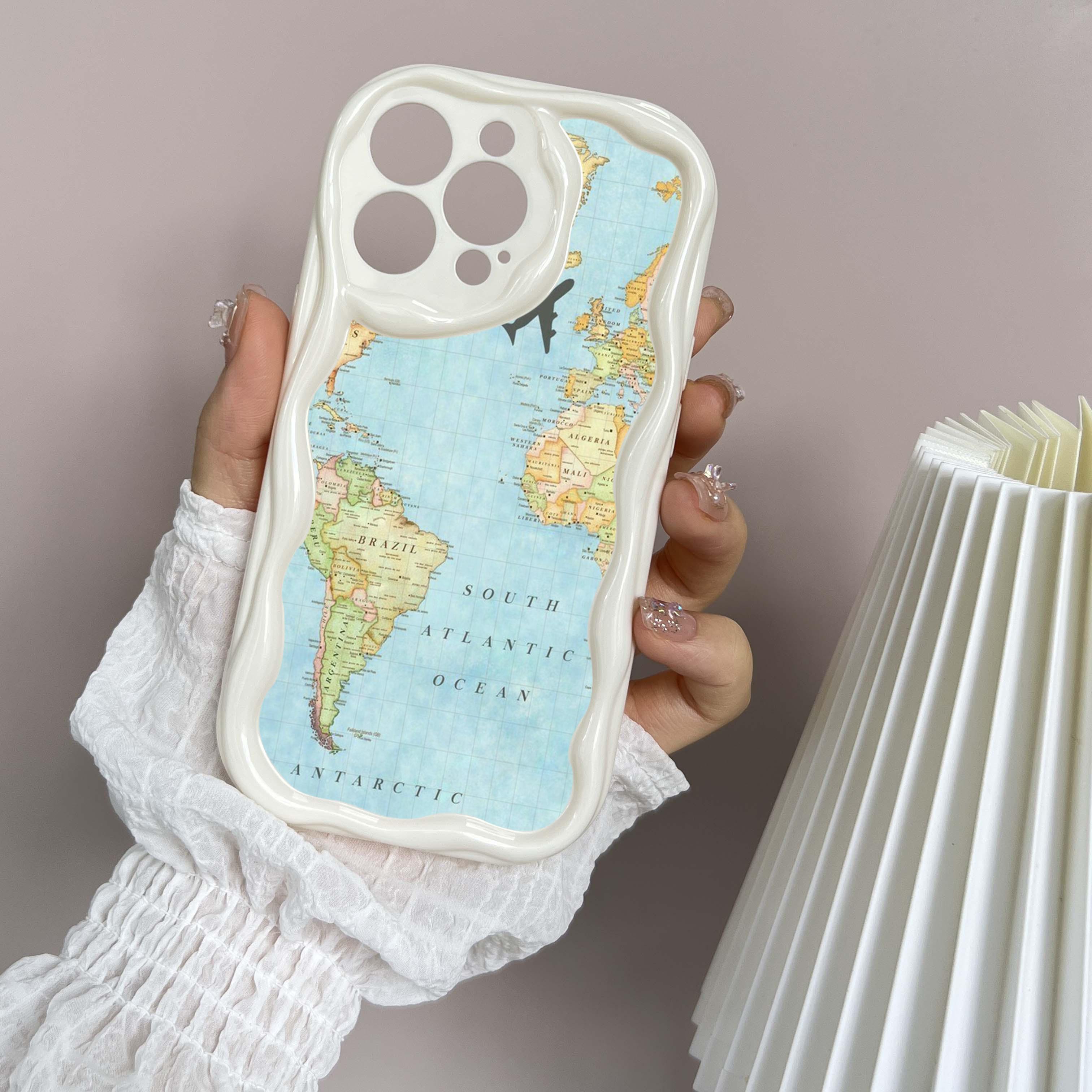 N90 Maps арт-дизайн Мягкие волнистые чехлы для телефонов для Samsung A54 A34 A13 A14 S23 — фото 11