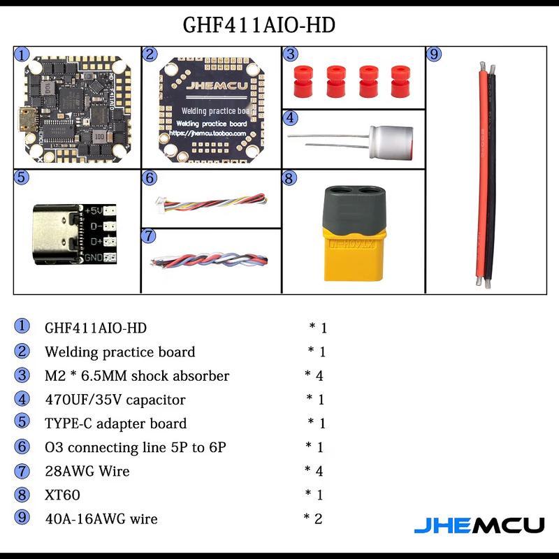 

Shizheng GHF411 F4 AIO Flight Controller