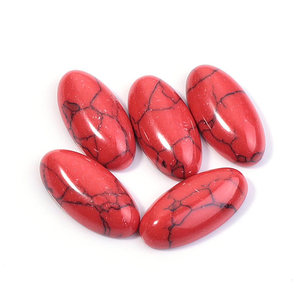 5pcs/lot Nature Turquoises Stone Cabochon For Jewelry Making Colored Oval Flat Back Cabochon Cameo DIY Rings Earring Accessories