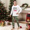 Christmas Print Cute Family Set Pajamas, Home Clothes, Family Set Long Sleeve Top Pants Set