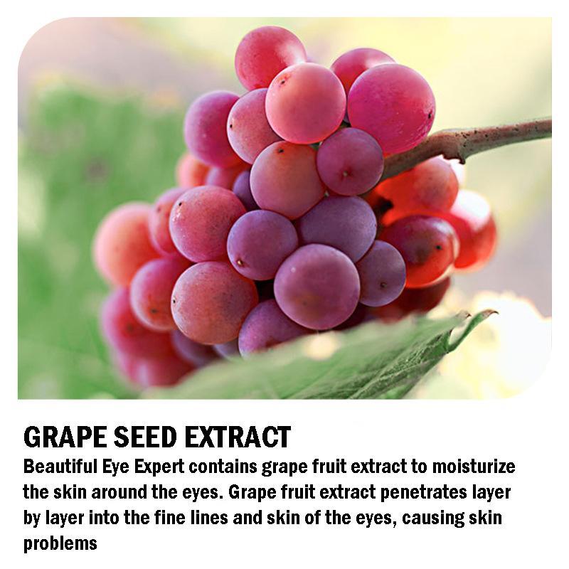 Images Grape Seed Eye Patches Hydrating Anti Aging Eye Mask Remove Dark Circles Eye Bags Firming Smooth Moisturizing Eye Care