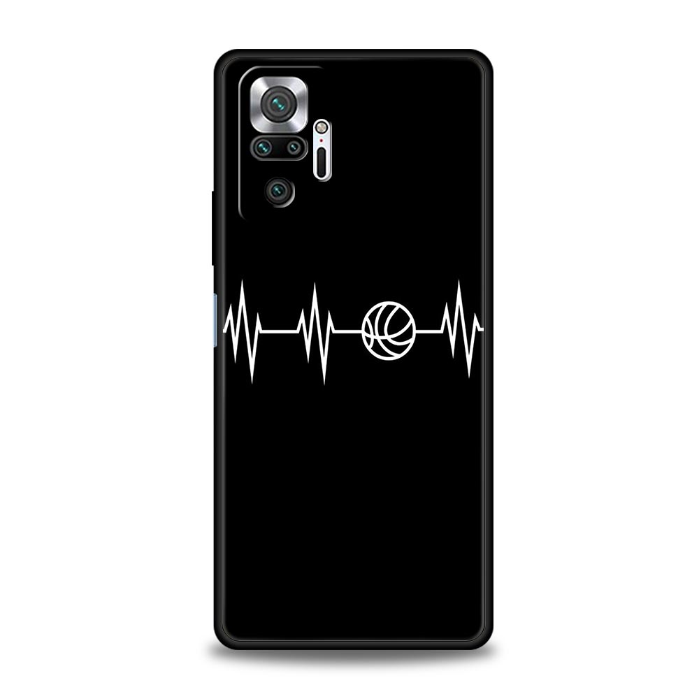 Basketball Basket Number Phone Case For Xiaomi Redmi Note 12 11 10 Pro Plus 10S 9S 9 9T 8T 9C 9A 8 7 K40 Gaming Soft Cover
