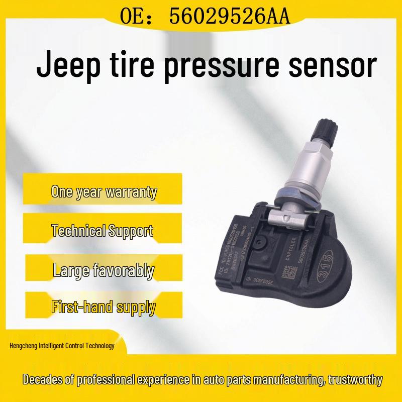 56029526AA Compatible TPMS Tire Pressure Sensor for Chrysler, Dodge, Jeep Rubber