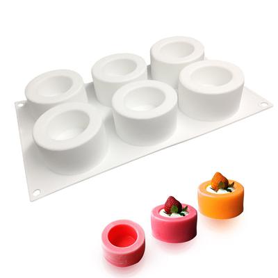 Dessert Silikon 6 Pudding Tasse Mousse Kuchen Form DIY Backform Chiffon Kuchen Form