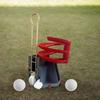 25-Ball Capacity Golf Ball Launcher Set Foot Pedal Control Golf Ball Dispenser  Golf Simulator