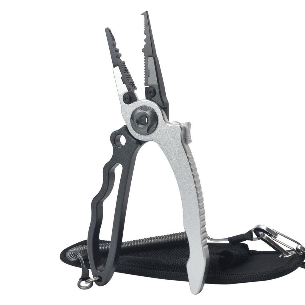 New Self-Locking Aluminum Alloy Fishing Pliers: Hook Remover & Fish Controller Scissors