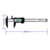 Electronic carbon fiber digital caliper, vernier caliper, micrometer, measuring tool, digital ruler, 150mm