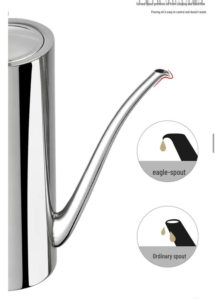 304 Nerezová ocel Velkokapacitní Nádoba na uskladnění oleje pro Kuchyň a Restauraci