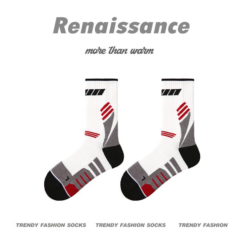 Ladies Spring and Autumn Professional Towel Base Running Jump Rope Sweat Absorbing Breathable Sports Socks