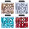 Electroplated Matte & Gloss Christmas Ball Ornament Set
