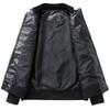 Leather Jacket Men's Large Size Spring and Autumn Loose Retro Fat Plus Size Teen Fat Work Jacket