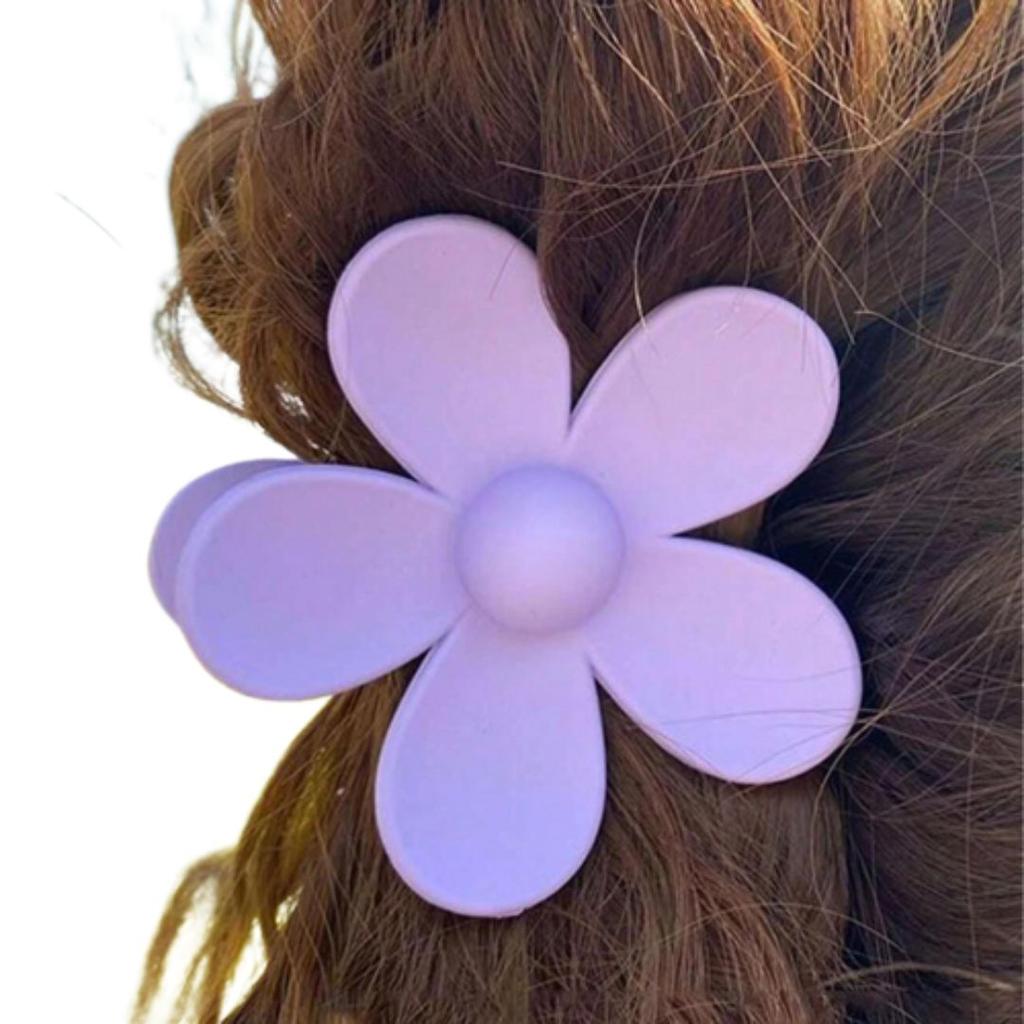 ECARLA XL Purple Flower Hairpin