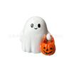 Halloween little ghost pumpkin ornament, luminous ghost holding pumpkin ghost creative home cute decoration pendulum