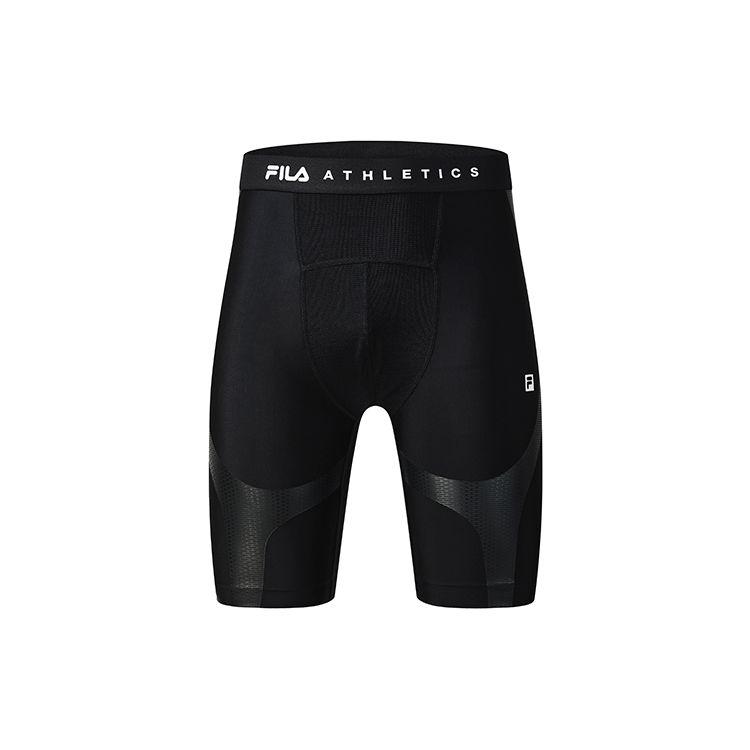 

FILA SS22 Athletics Elastic Sports Mid-Waist Casual Shorts Men shorts Deep-Black A11M221603F-BK XXL