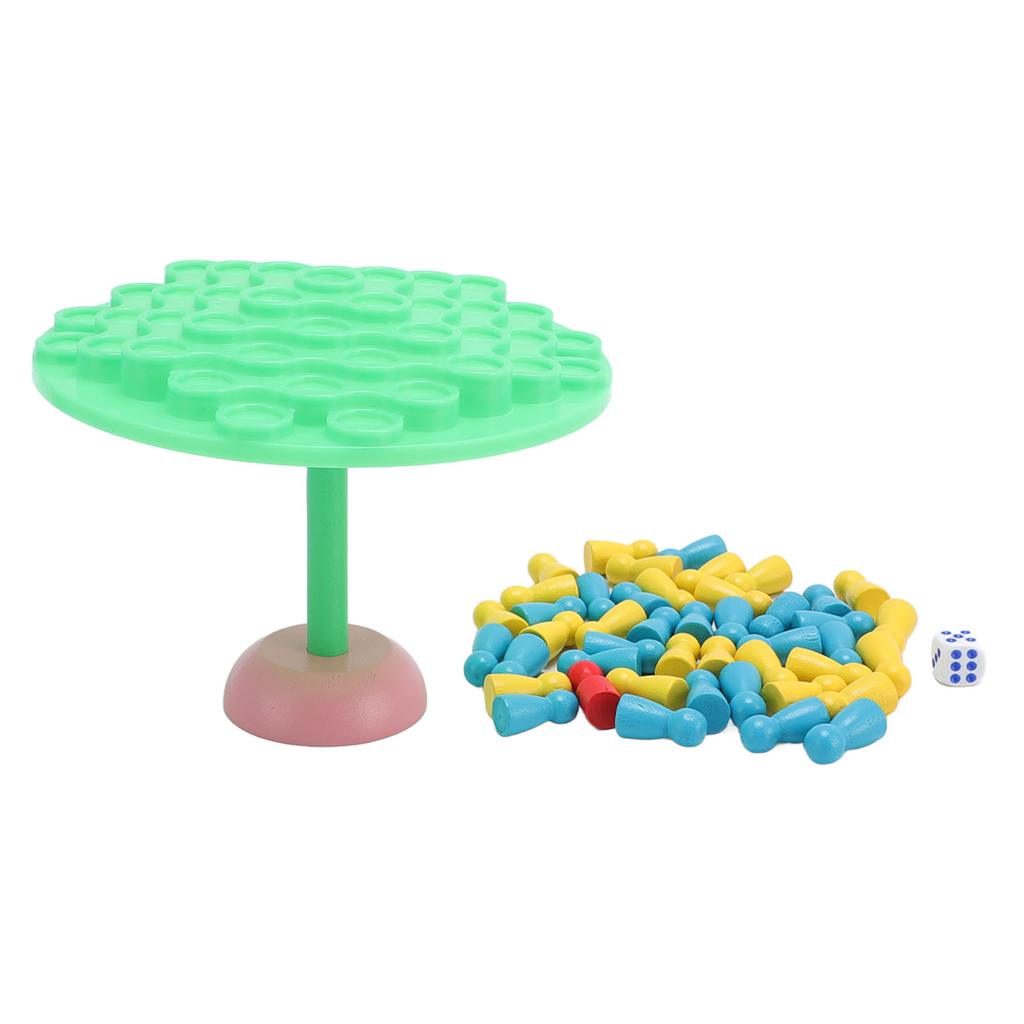 Balance Tree Toy Game Children Birch Wood Stackable Balanced Tree Board Game Toy for Home