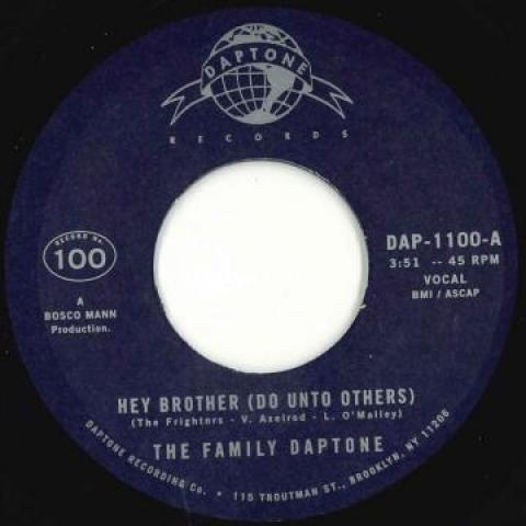 7inch Record FAMILY DAPTONE / 100 KNIGHTS ORCHES - Hey Brother (Do Unto Others) / Soul DAP1100 DAPTONE 2019 US Soul/Funk